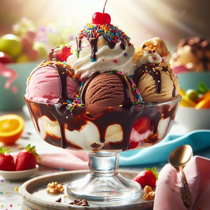 Helado para compartir